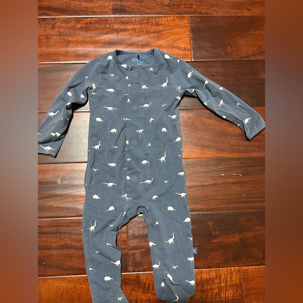Magnetic Me dino CloudStretch™ magnetic footie pajamas